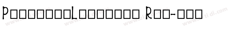 PalatinoLinotype Rom字体转换